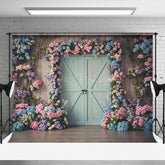 Lofaris Floral Hydrangea Arch Farm Door Wedding Backdrop